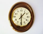 Vintage German Ceramic Wall Clock from ZentRa