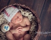 Little Baby Baseball Hat Beanie               Baby Photo Prop