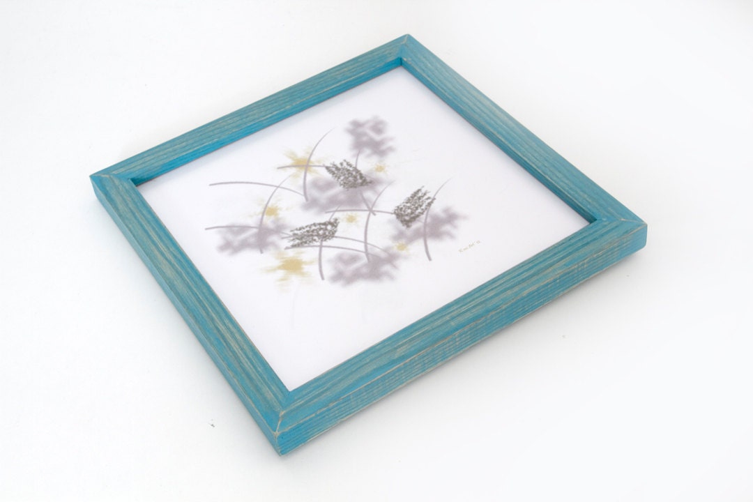 Rustic Teal Picture Frame distressed Wood 10x10 fall 2012/2013
