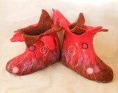 Felted boots slippers "Fantasy" sale 20 percent for 73 USD