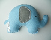 Fluffy Blue Elephant