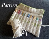 PDF Pattern for Hand Knit, Felt Needle Organizer/ 2 sizes: Double Points and Crochet Hooks