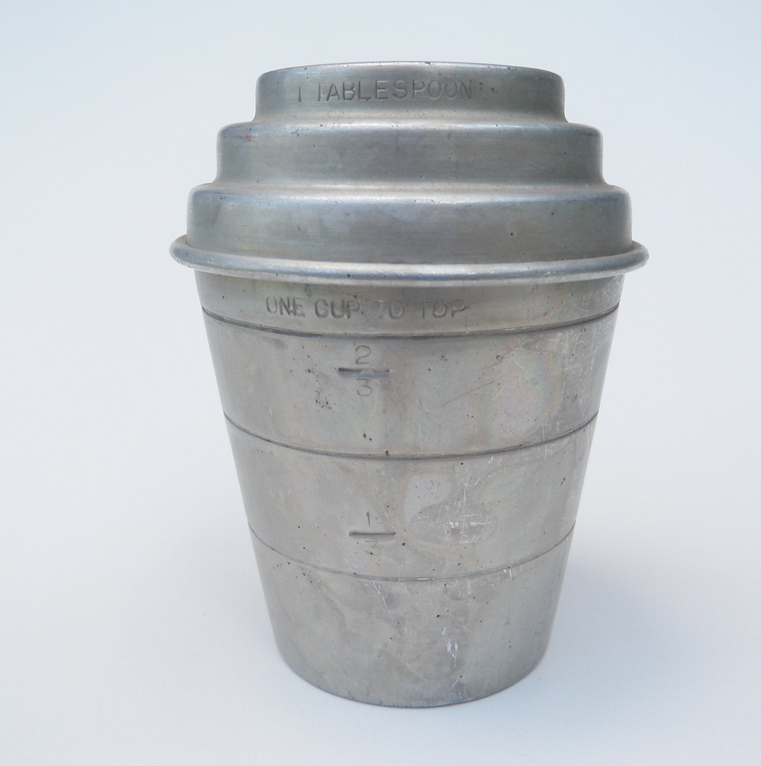 Vintage Gravy Shaker Smoothie Mixer and Measure by WildPlumTree