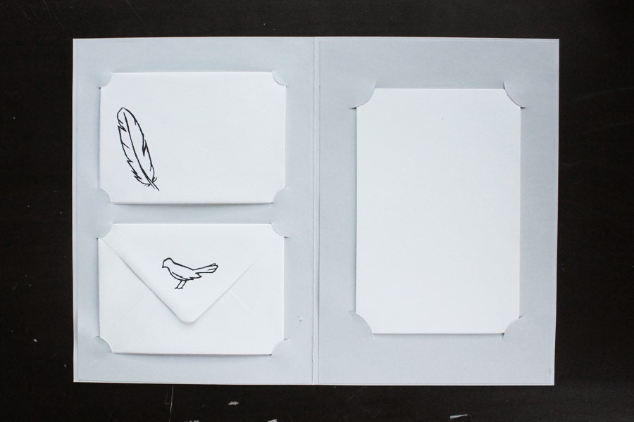 Handmade Bird Letter Set