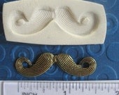 MOUSTACHE       polymer clay push mold                NON FLEXIBLE