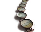 Nautical Chart Copper Adjustable Bracelet - natureofart
