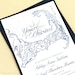 Cape Cod Wedding Invitations - Sample - With Antique Map