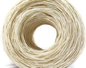 Fair Trade White Hemp Yarn, Premium European, Fingering Weight, Thin Hemp Yarn, Wholesale Available