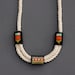 Gemini's Braid Cross Stitched Embroidered Rope Necklace