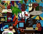 Shipwreck Island Digital Scrapbooking Kit "Swept Away" kit