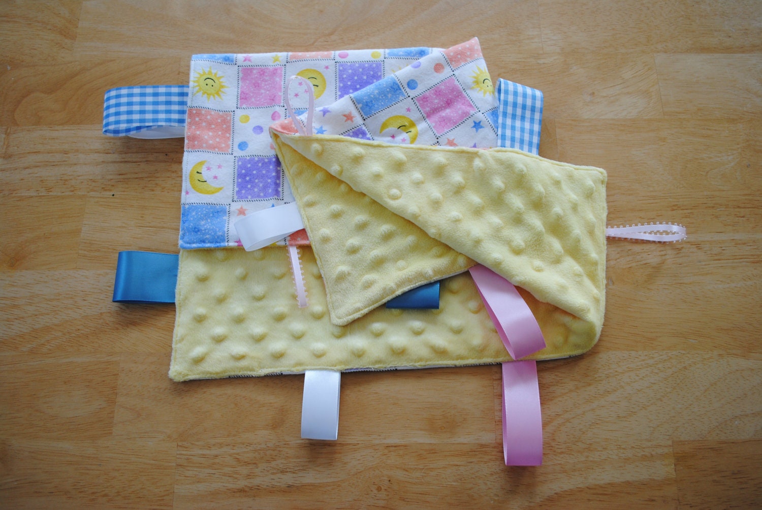 Very Soft Minky Tag Blanket
