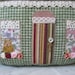 Key to My COTTAGE Pillow 9.5 x 9 inches House Home Decor Prim Primitive Handmade CharlotteStyle Folk Art