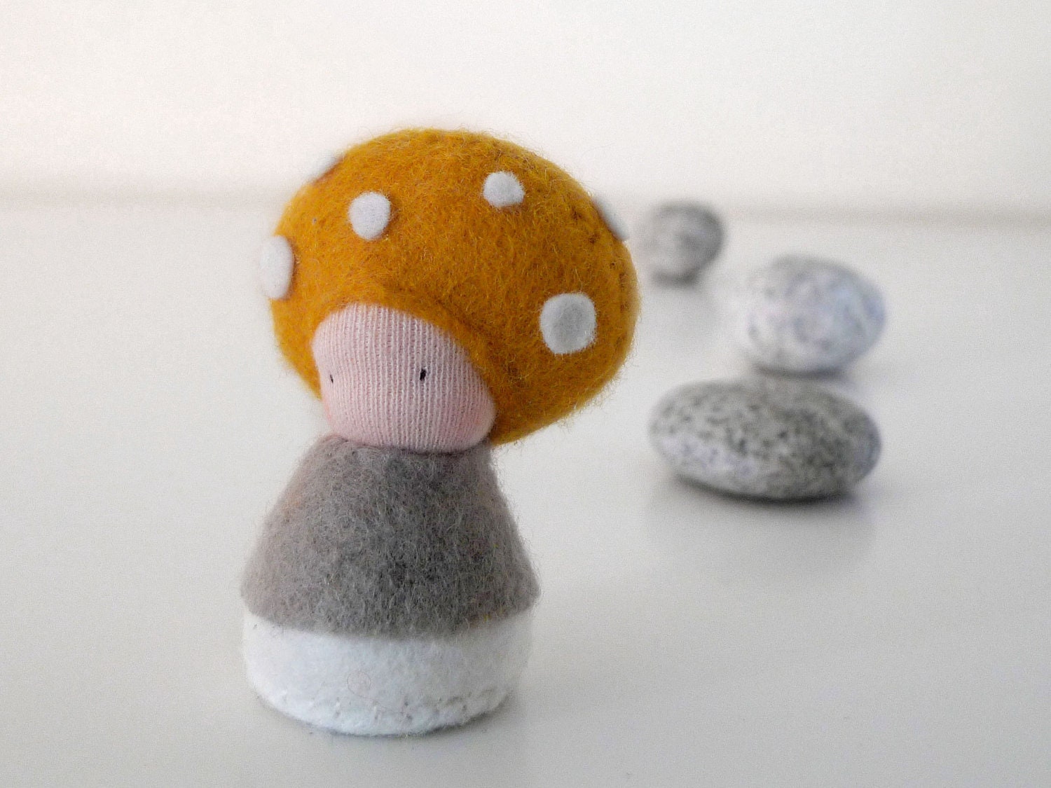 Baby Waldorf Doll / Mushroom Plush / Mosa
