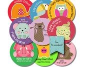 ANIMALS COMBO Deal - Funimals and Chunkimals - 2 bags of 20 stickers - Personalized Il_170x135