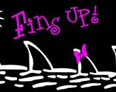 Fins Up Family Decal