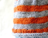 In Stripes -  Handknit Hat (Youth S)