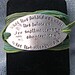 Hand Stamped Silk Wrap Bracelet Aluminum Yoga Bracelet