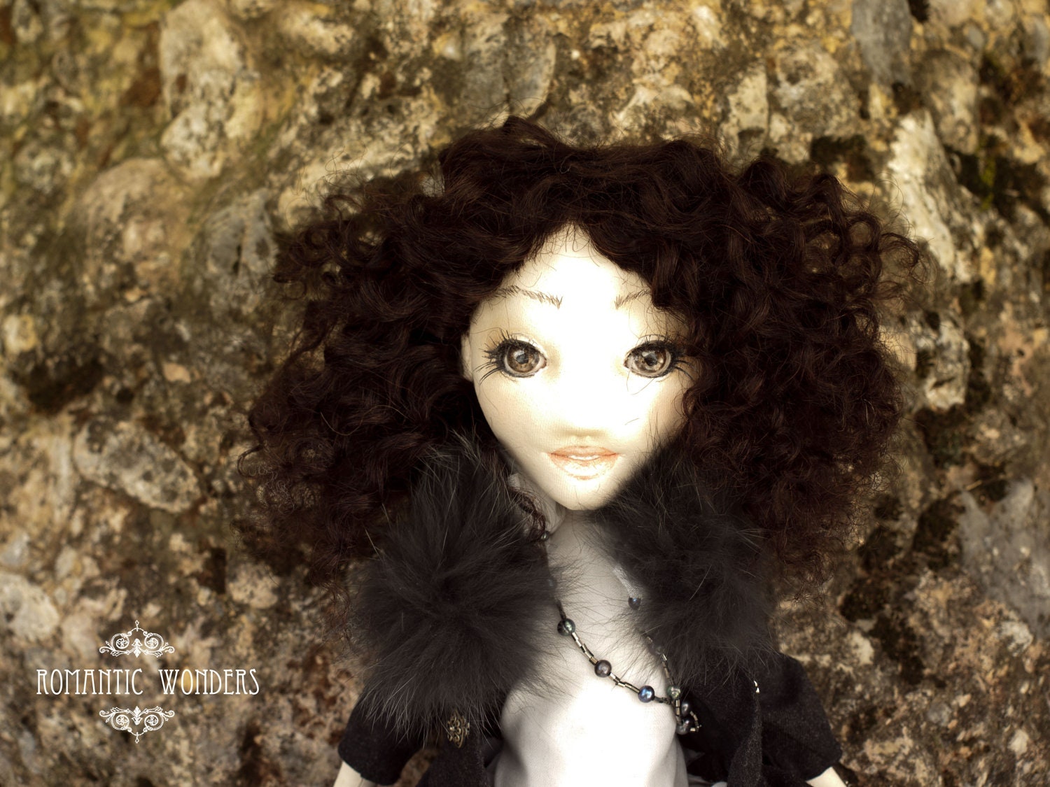 Nicole. Handmade textile doll. OOAK, sale