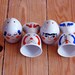 His and hers salt and pepper shakers and egg holders