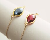Evil Eye Glass Bracelet