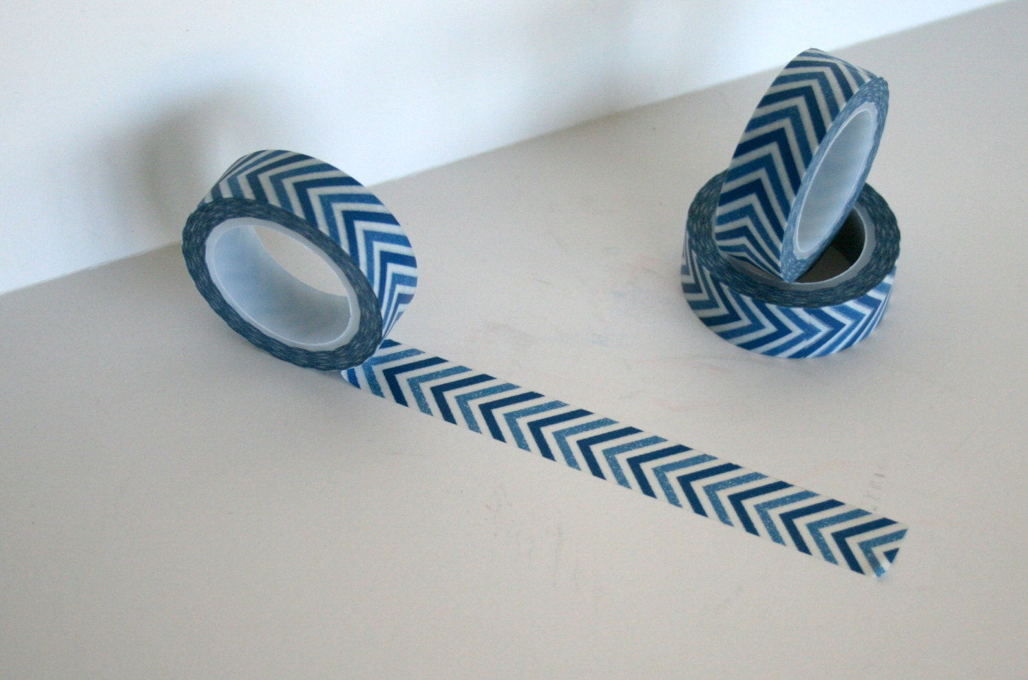 Blue navy blue chevron washi tape, Navy chevron washi tape, tape, double blue washi tape