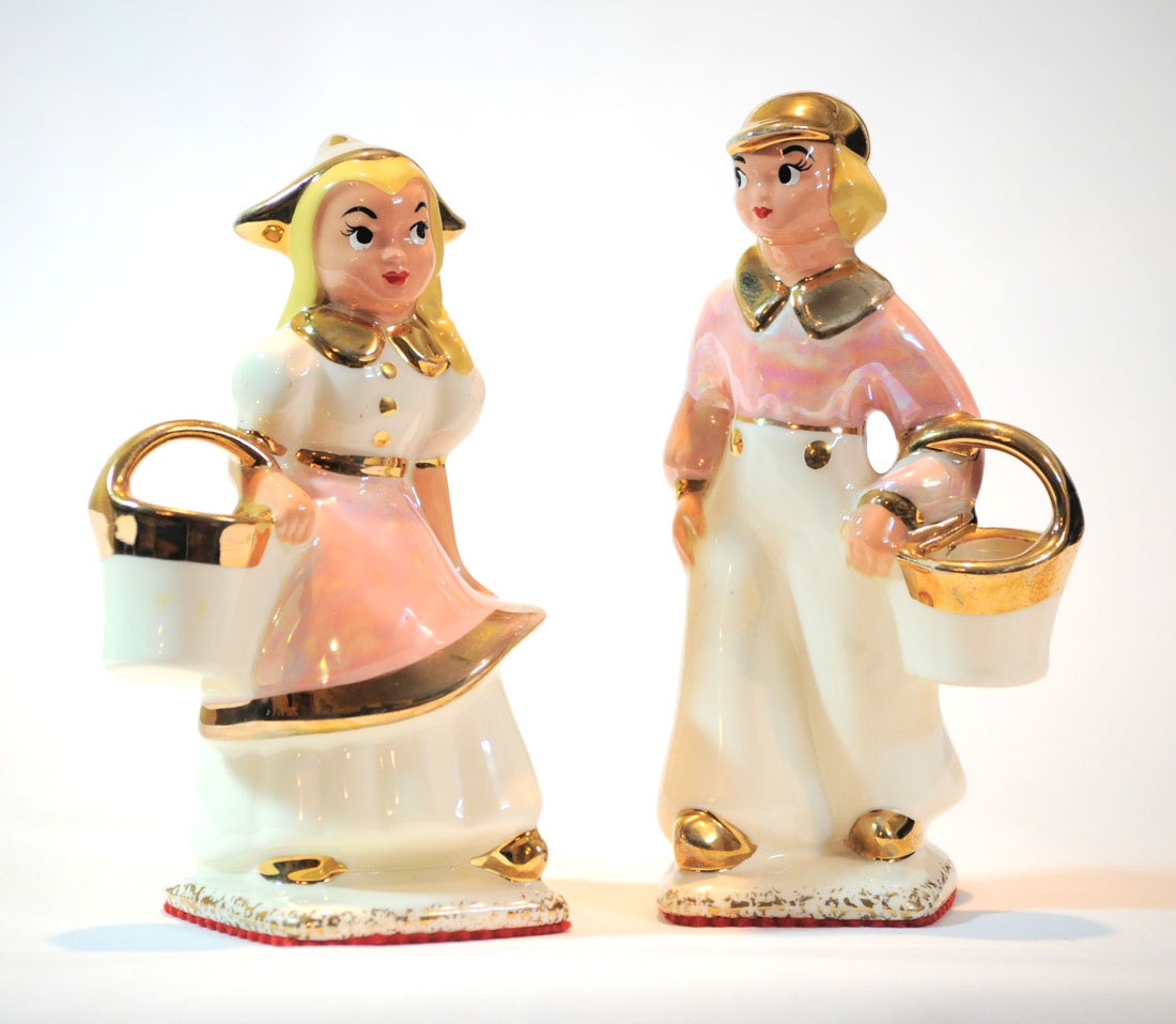 Vintage Hansel and Gretel Porcelain Figurines