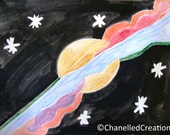 Universe Art Print Eco Postcard 4x6 - 'Inside the Life of...'