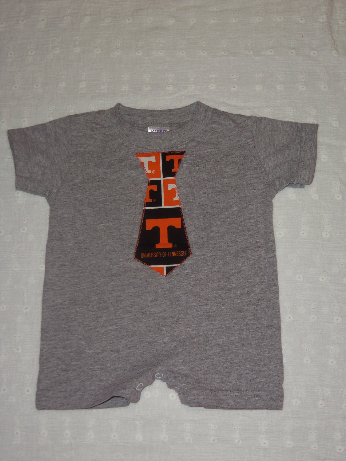 Vols Romper Made from University of Tennessee Fabric - Ready to Ship
