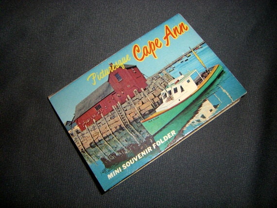 Vintage Picturesque Cape Ann Mini Souvenir Folder SALE