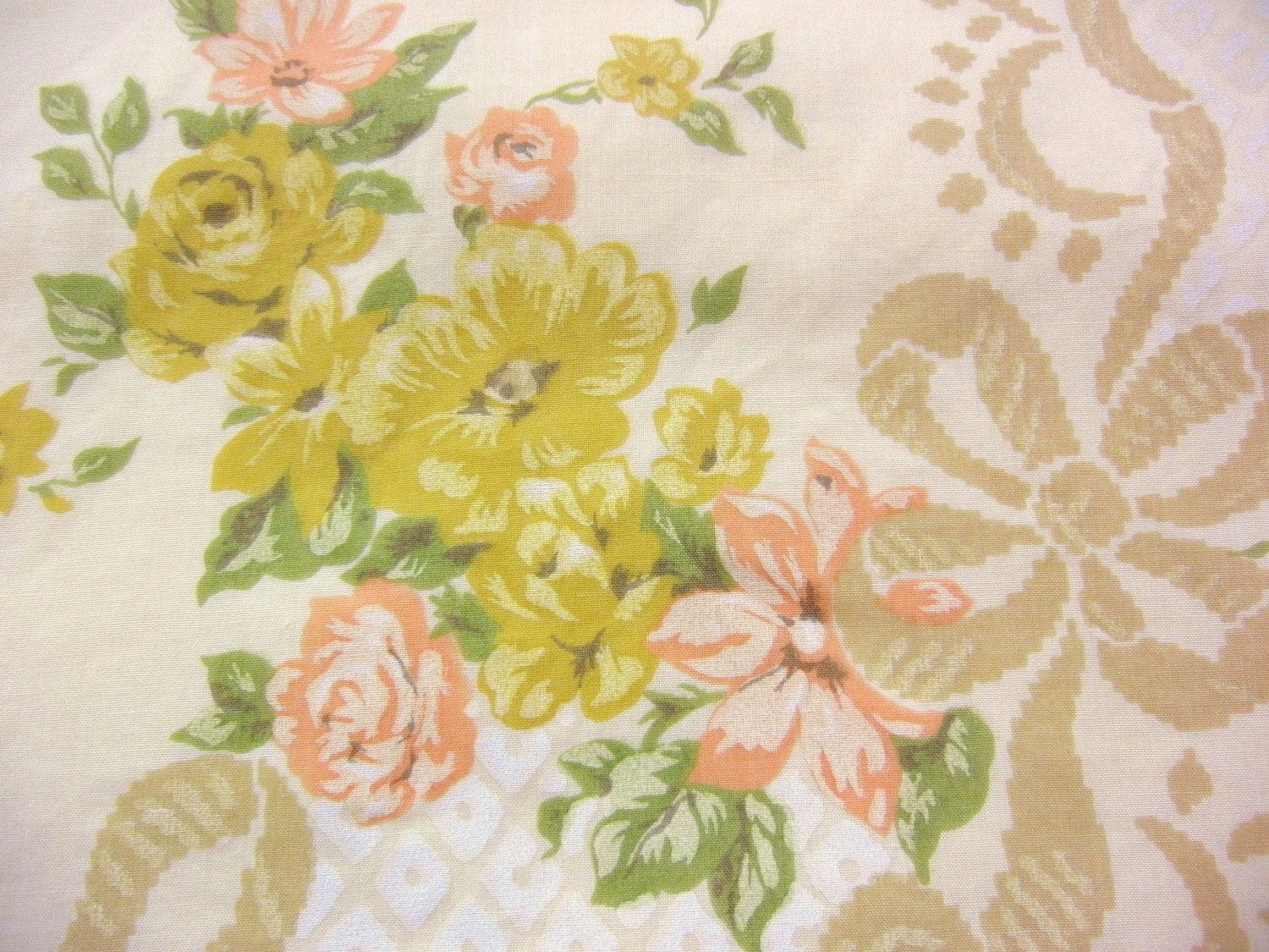 Vintage Double / Full Size Flat Sheet