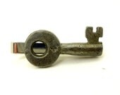 Skeleton Key Tie Clip, Steampunk Men's Tie Tack