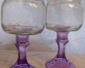 2 Purple redneck Mason Jar Margarita Glasses wine glass great gift idea