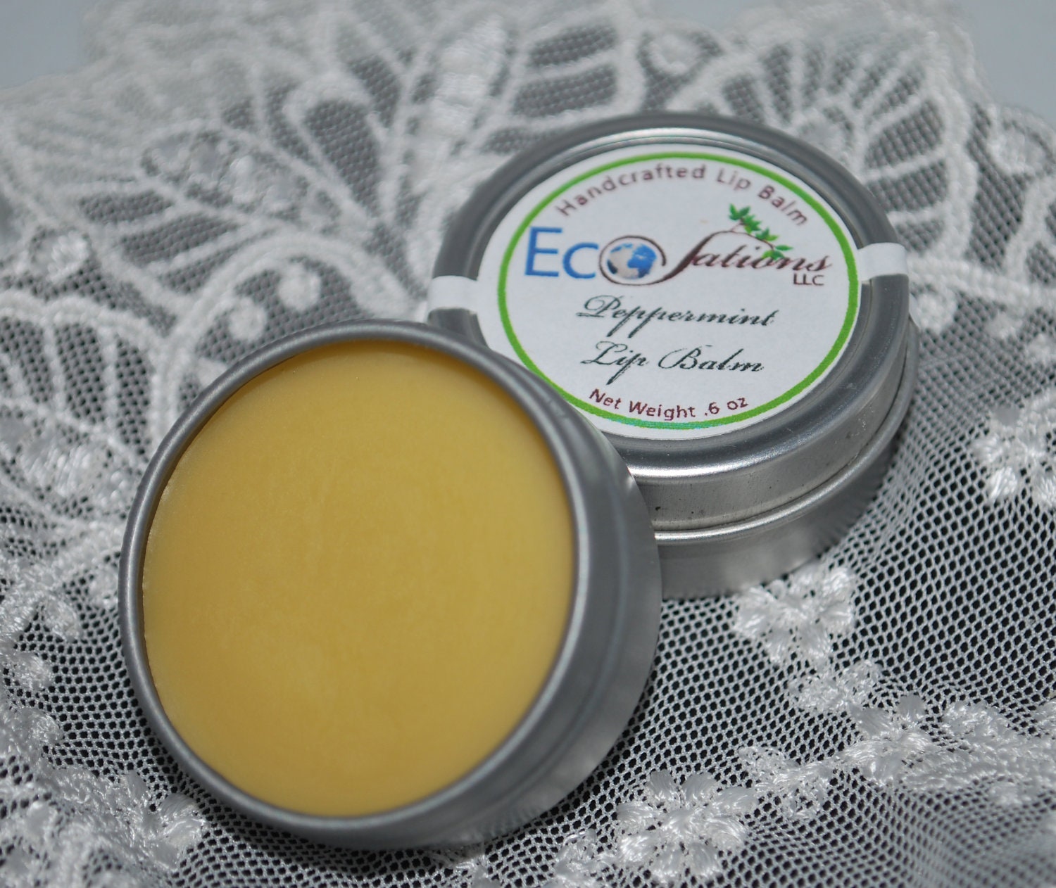 All Natural Peppermint Lip Balm