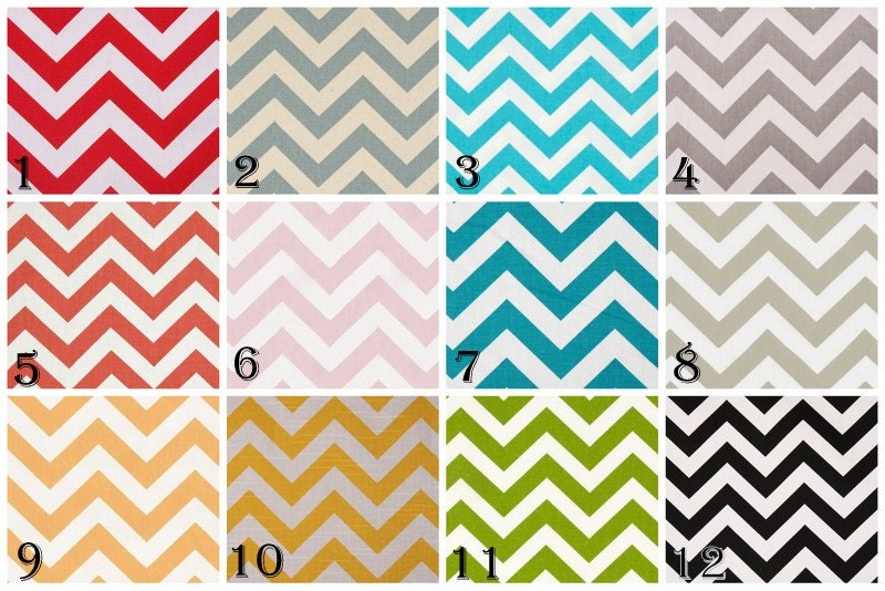 BLACK FRIDAY 20% OFF Two Chevron Throw Pillow Covers. You Choose. 20 X 20 Inch. Red, Pink, Yellow, Pink, Green, Blue, Gray, Black