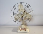 Vintage Olimpic Cream  60s desk fan made in Italy
