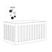 Gray and White Pom Pom Modern Nursery Mobile - Baby Crib Mobile