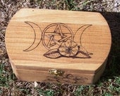 Triple Moon with Moonflowers Box