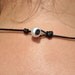 Freshwater Pearl and Leather Necklace - 5 Pearl Black Lariat Necklace - Pearl and Leather Jewelry Collection