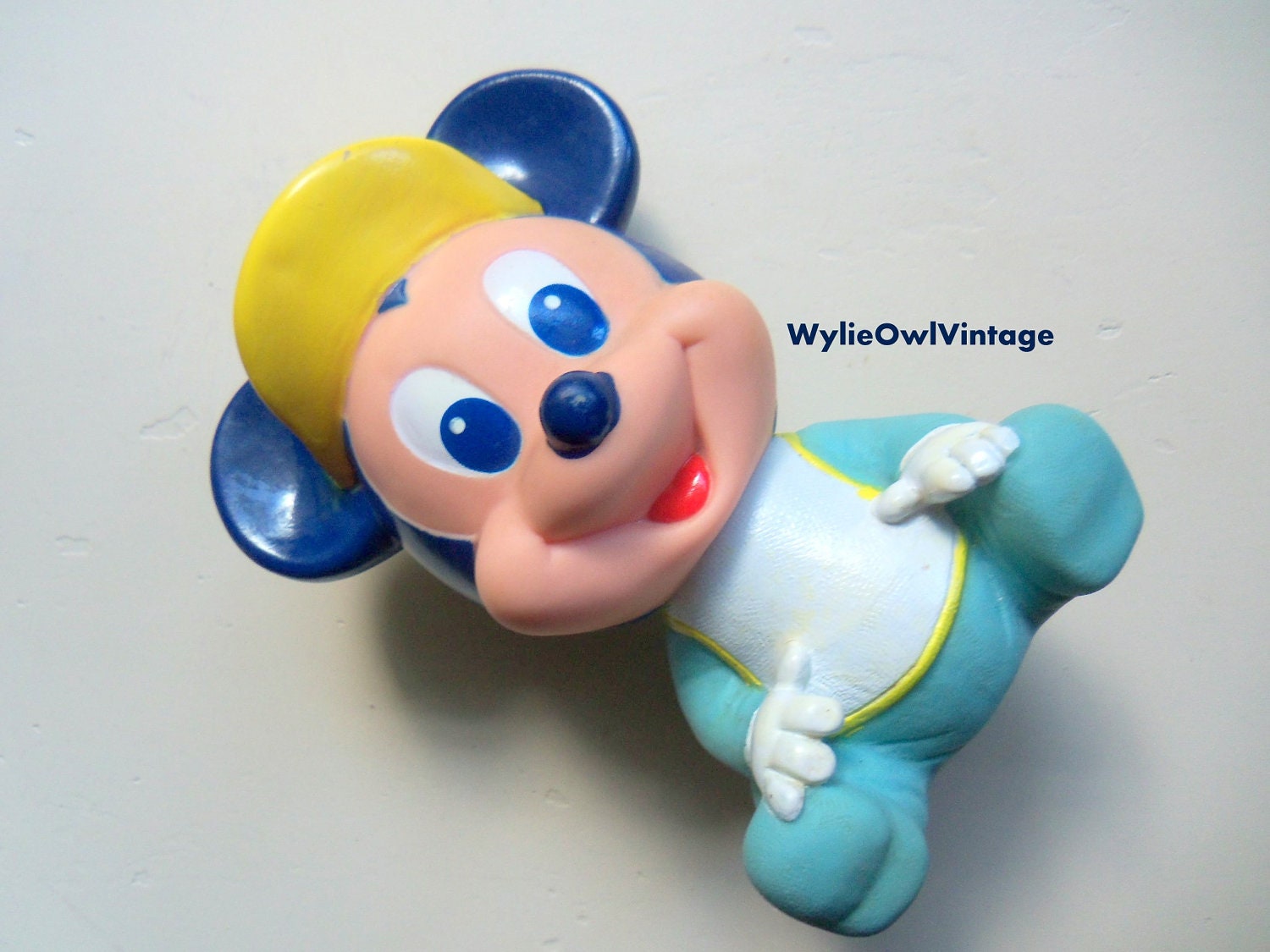 Vintage Mickey Mouse Baby Squeeze Toy 1984