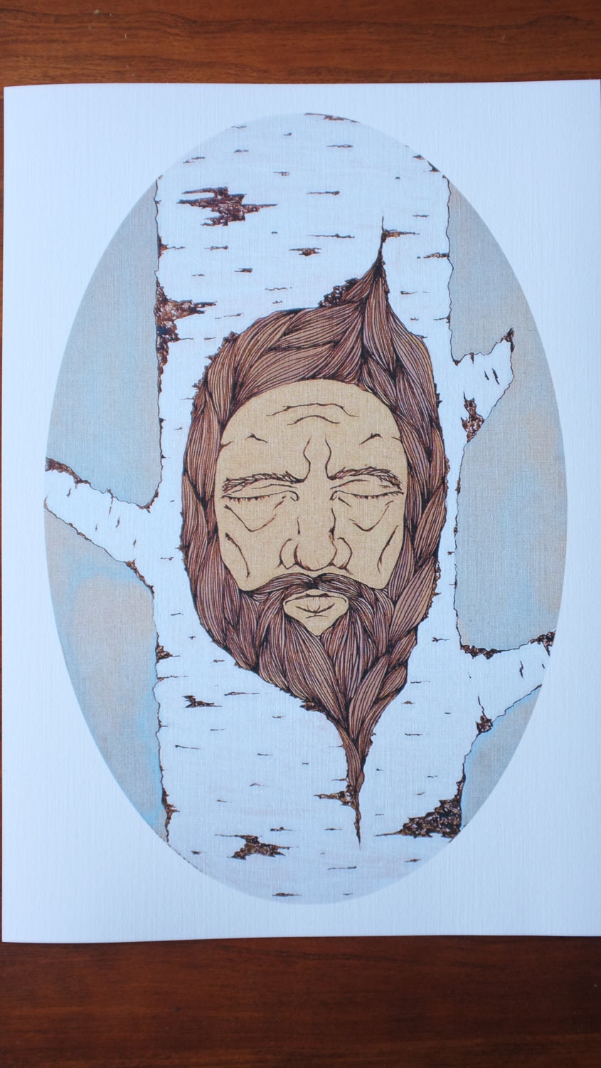 Darwin - Original Art Print