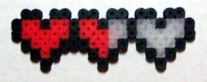 Minecraft: Health Bar Perler Magnet