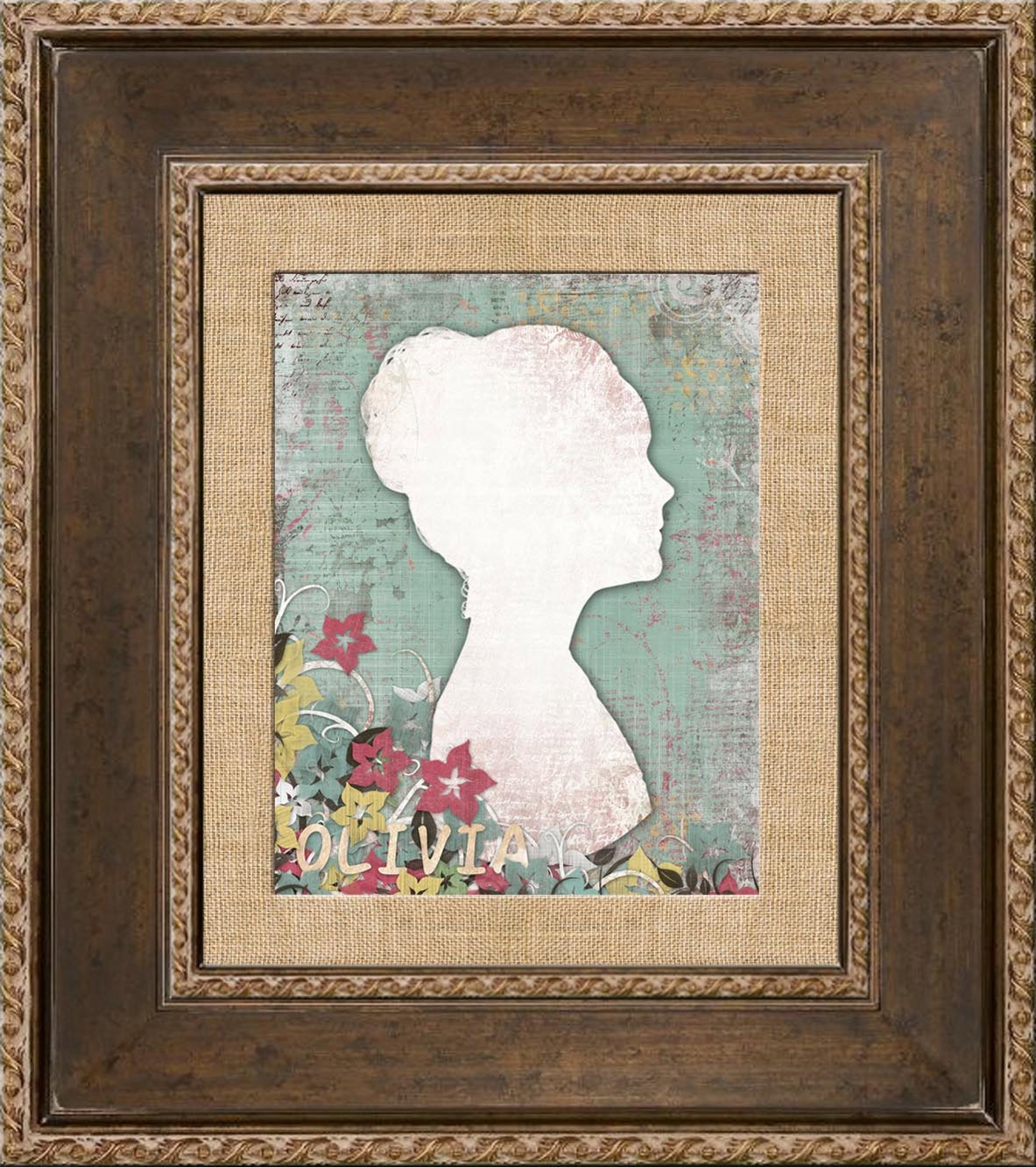 Custom Silhouette - 8x10 profile based on your digital photograph