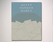 Happy Hunger Games Minimalist Poster / Wall Art / Poster Print / The Reaping