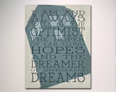Dr. Who Typography Poster / 16" x 20" Poster Print/ Wall Art / Geekery Poster