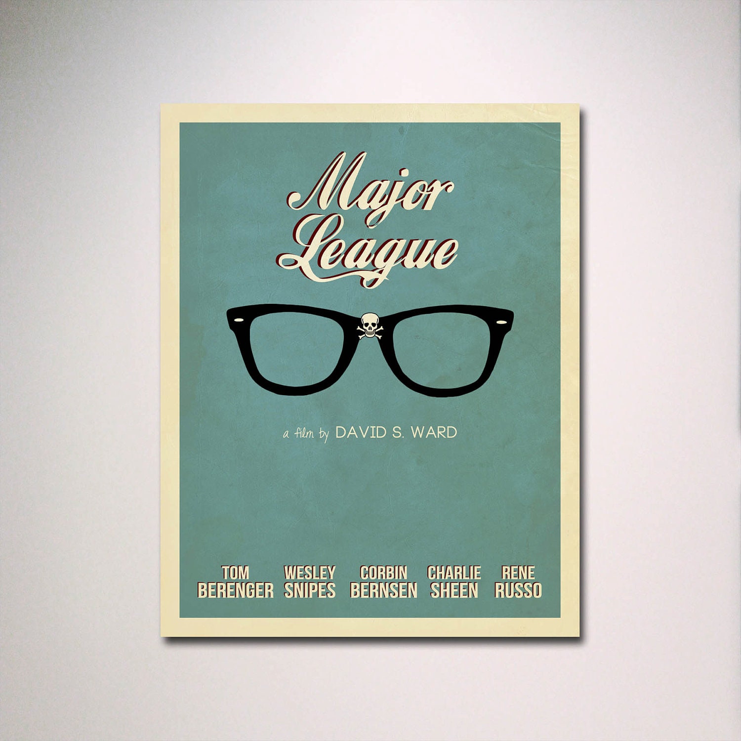 Major League Minimalist Movie Poster 11" x 14" Print