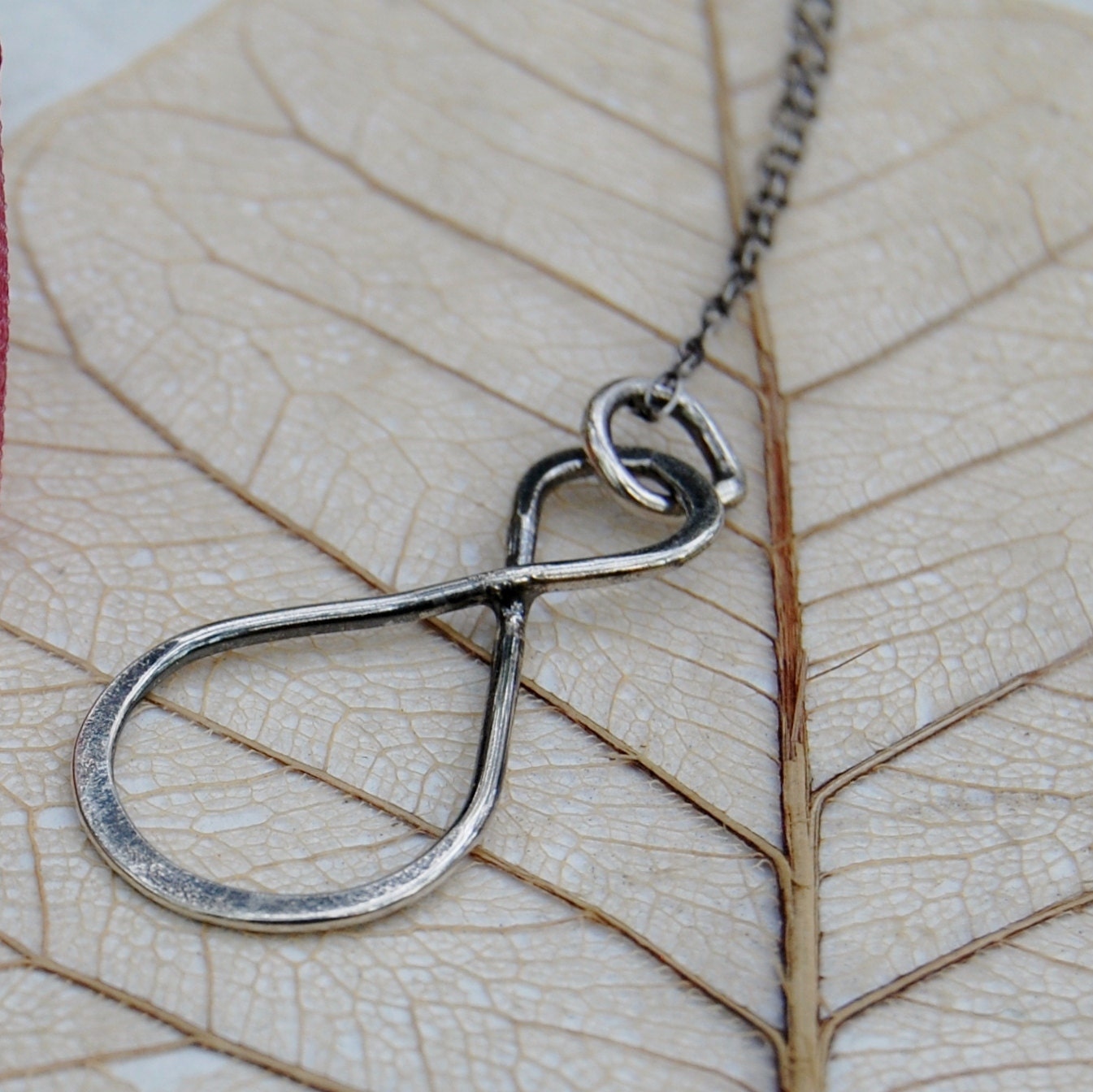 Infinity - Hand Forged Necklace - Sterling Silver