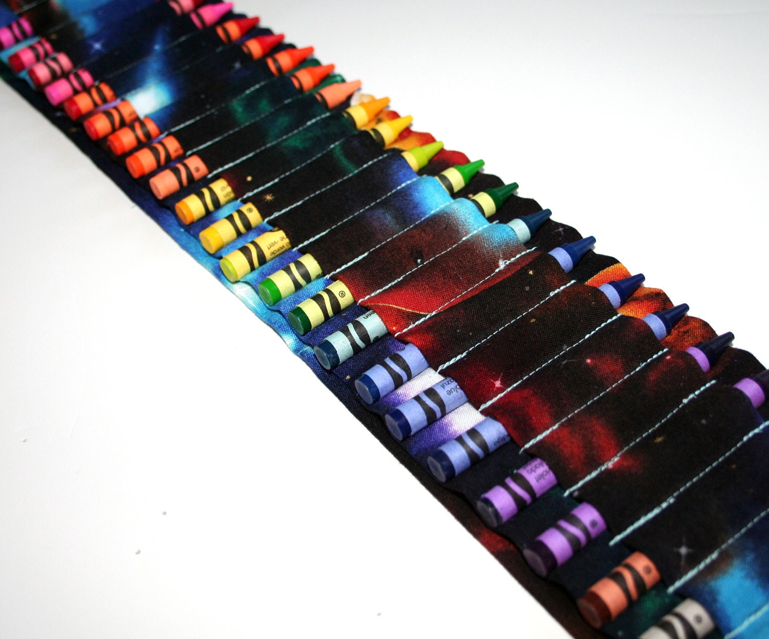 crayon ammo belt for kids -- space print