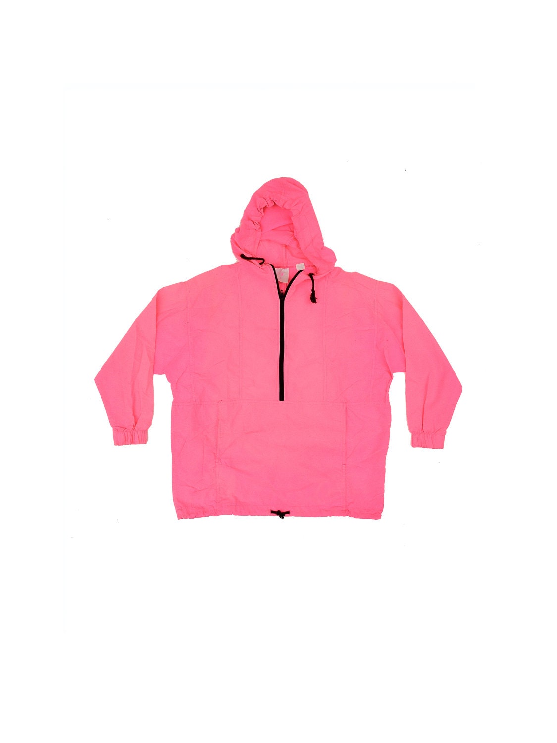 Electric 80s Neon Pink Windbreaker - S