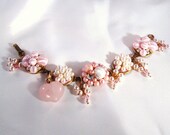 Shabby Chic Jewelry Charm Bracelet Vintage Earrings and Drops