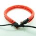 fashion Adjustable Red leather  Rope Woven Bracelets mens bracelet cool bracelet jewelry bracelet bangle bracelet  cuff bracelet 1179S